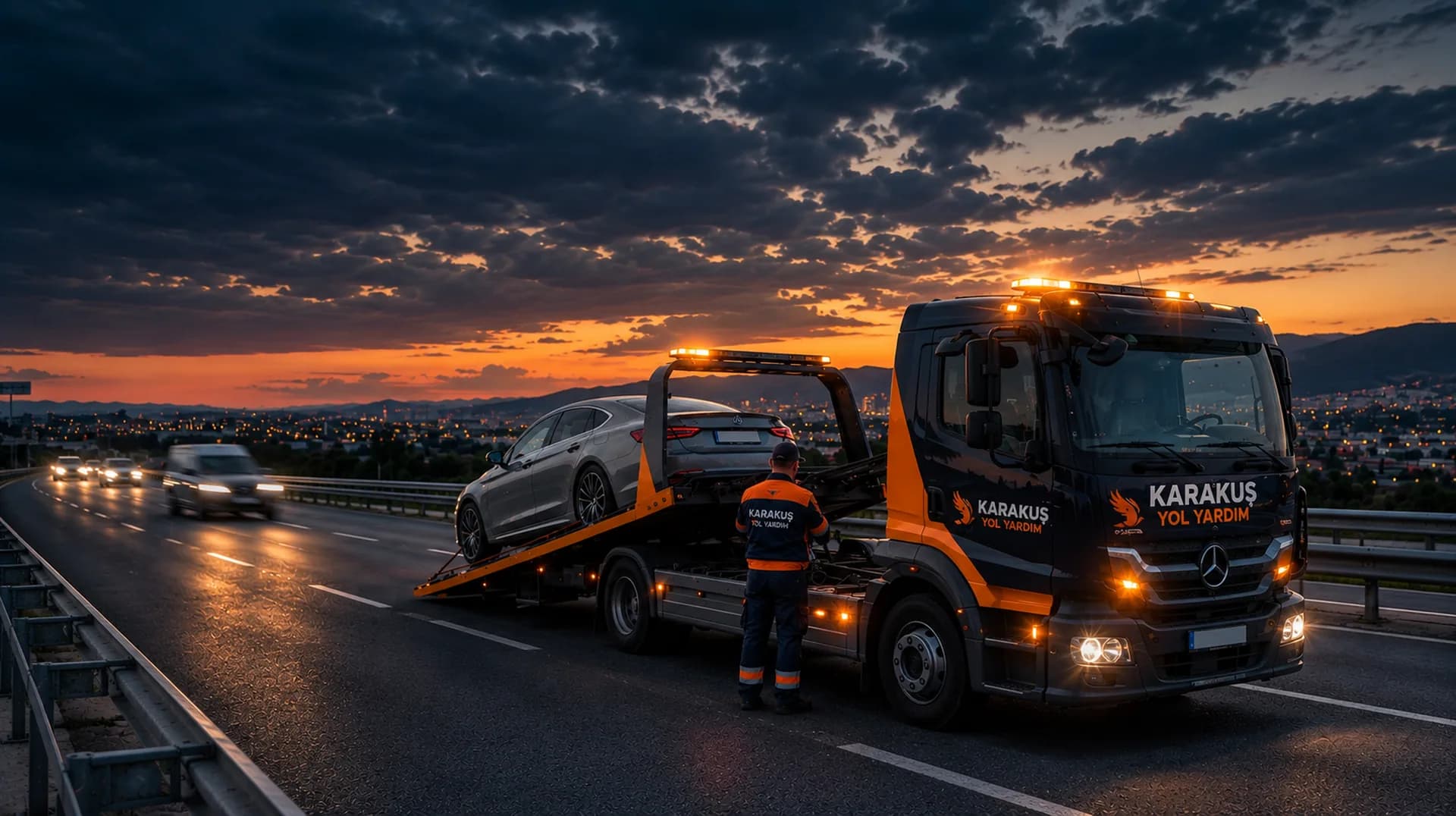 Karakuş Yol Yardım çekicisi — Çorum oto kurtarma